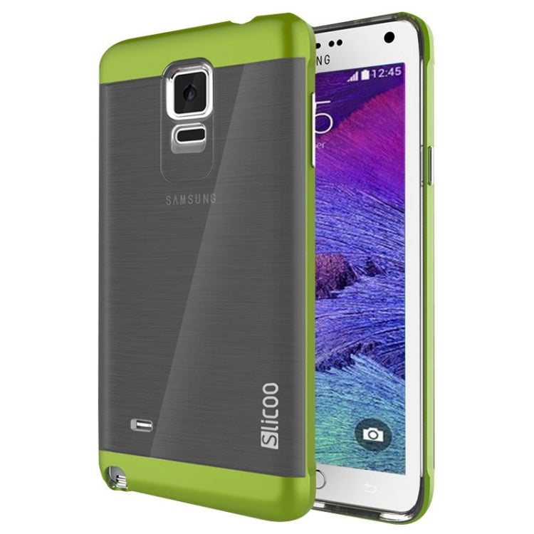 Slicoo Brushed Texture Electroplating Combination Case for Galaxy Note 4 / N910