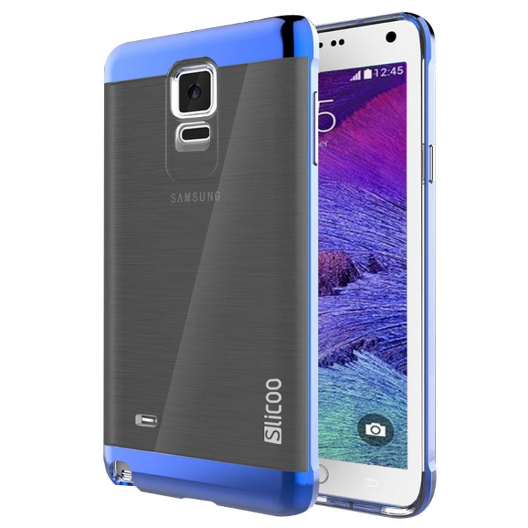 Slicoo Brushed Texture Electroplating Combination Case for Galaxy Note 4 / N910