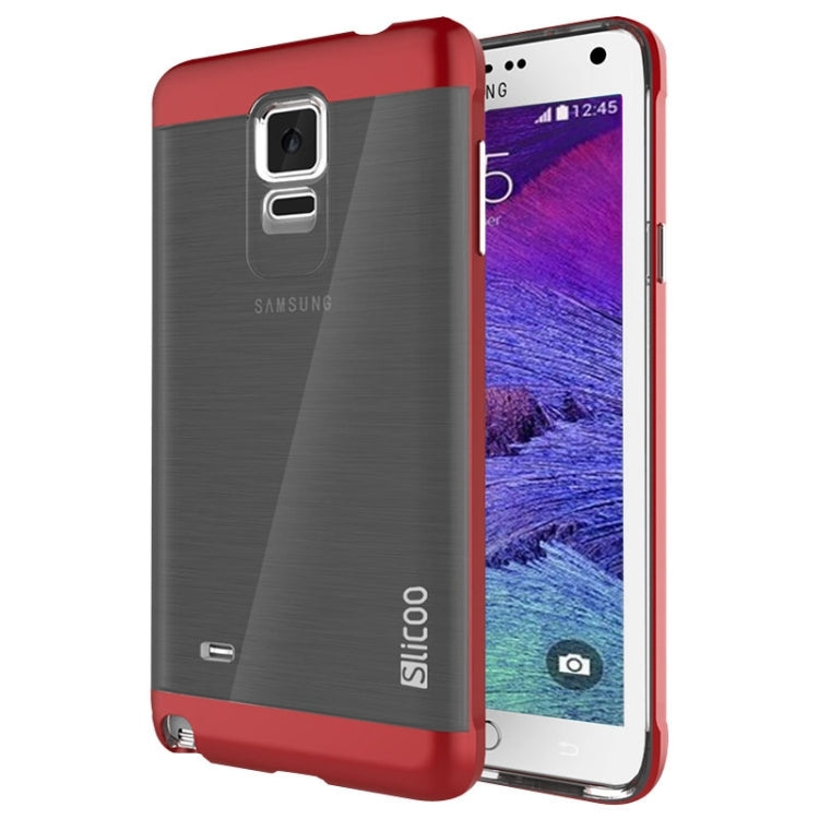 Slicoo Brushed Texture Electroplating Combination Case for Galaxy Note 4 / N910