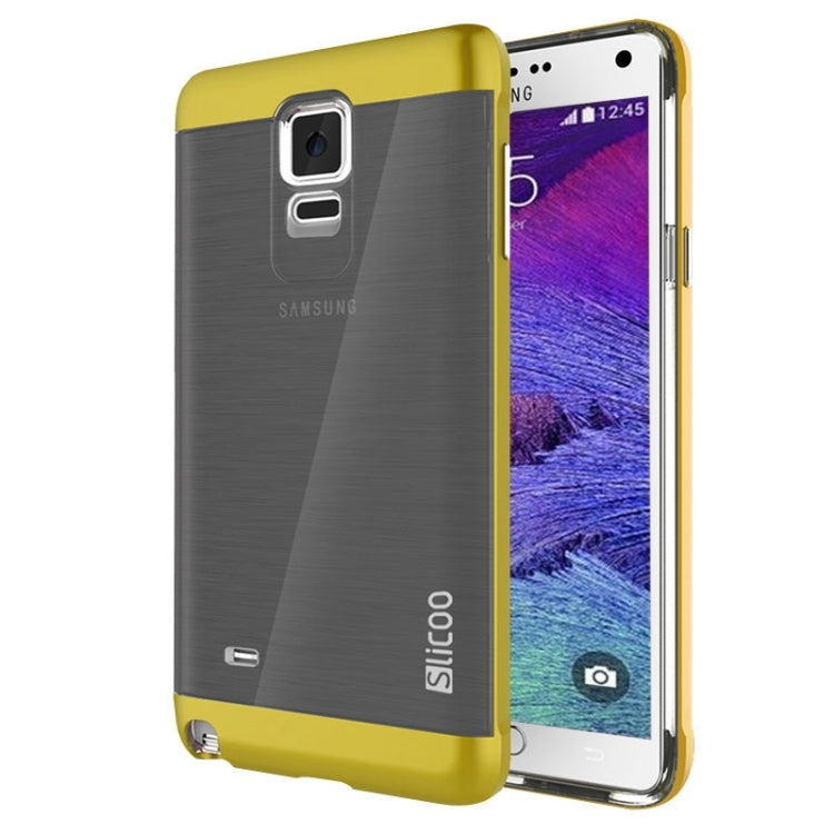 Slicoo Brushed Texture Electroplating Combination Case for Galaxy Note 4 / N910