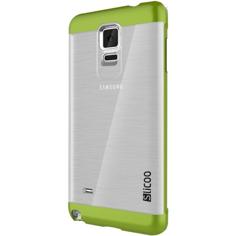 Slicoo Brushed Texture Electroplating Transparent Combination Case for Galaxy Note 4 / N910