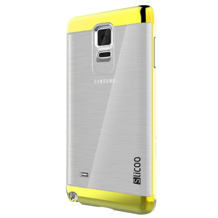 Slicoo Brushed Texture Electroplating Transparent Combination Case for Galaxy Note 4 / N910
