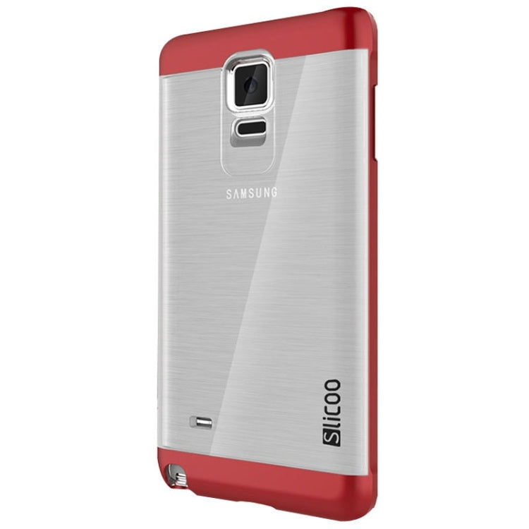 Slicoo Brushed Texture Electroplating Transparent Combination Case for Galaxy Note 4 / N910