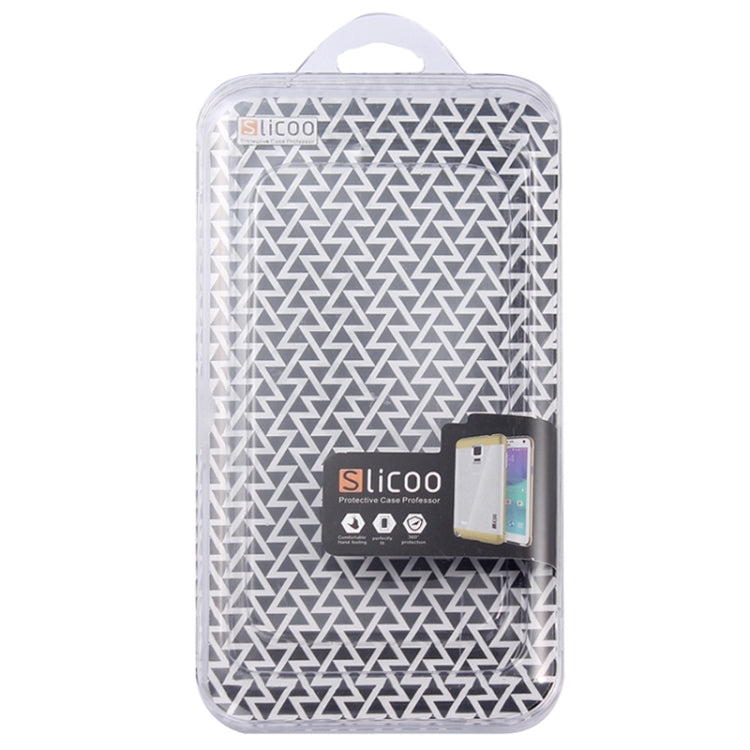 Slicoo Brushed Texture Electroplating Transparent Combination Case for Galaxy Note 4 / N910