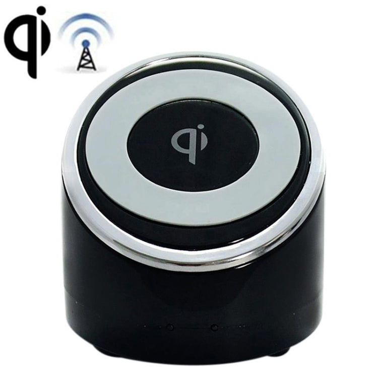 Qi Cylindric Wireless Charger Charging Pad Charging Station Transmitter, For iPhone 8 / 8 Plus / X &  Galaxy Note 2 / Note 3 / S3 /S4 / S5, Nexus 4 / Nexus 5, HTC 8X, Nokia Lumia 920 / 820(Black)