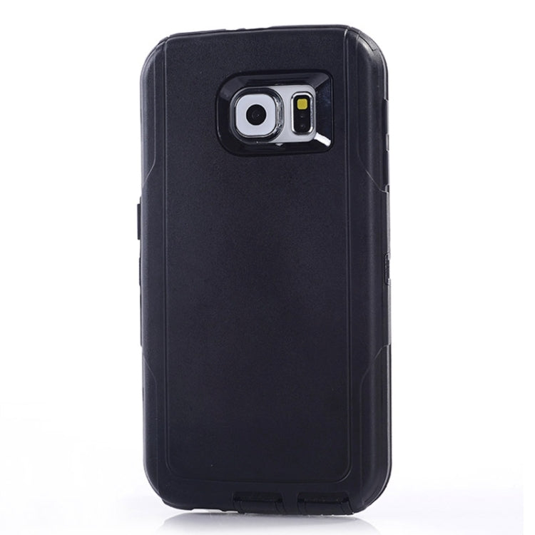For Galaxy S6 / G920 3 in 1 Hybrid Silicon & Plastic Protective Case