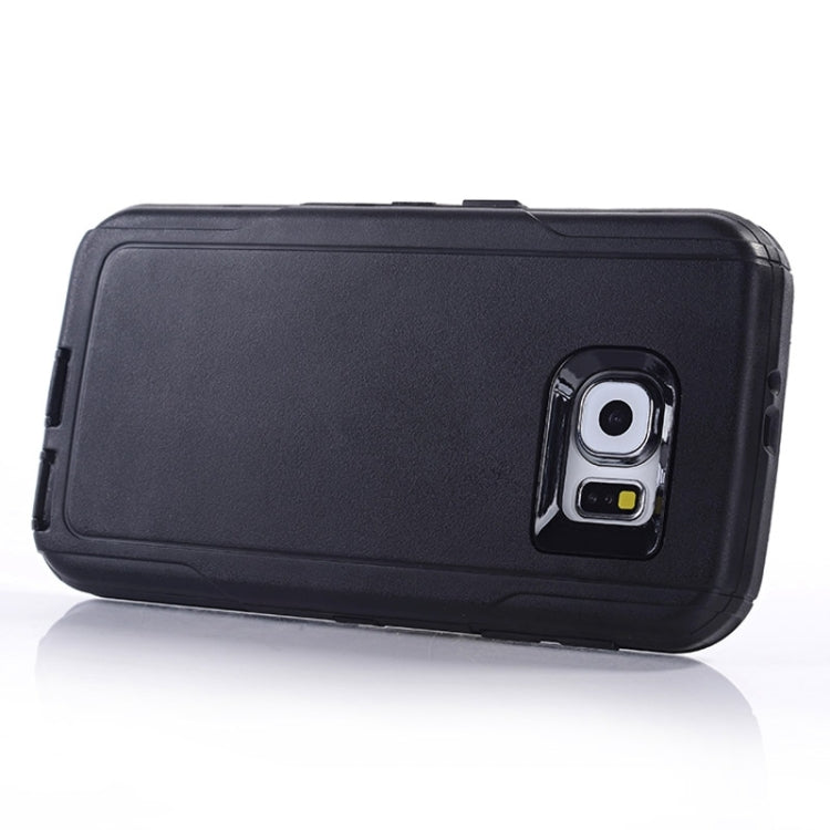For Galaxy S6 / G920 3 in 1 Hybrid Silicon & Plastic Protective Case