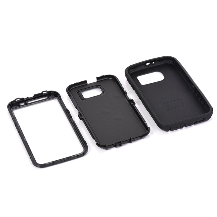 For Galaxy S6 / G920 3 in 1 Hybrid Silicon & Plastic Protective Case