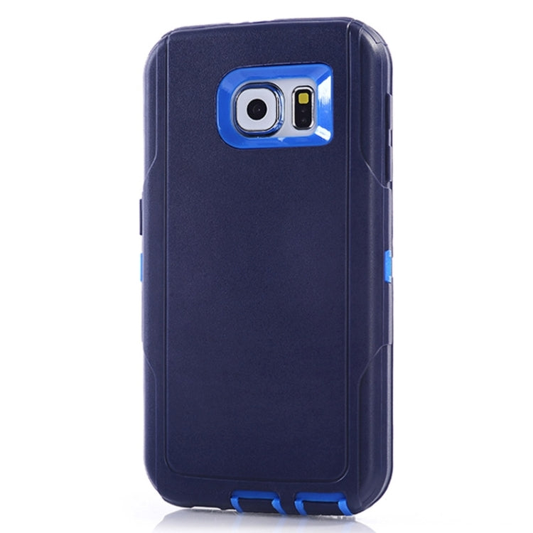 For Galaxy S6 / G920 3 in 1 Hybrid Silicon & Plastic Protective Case