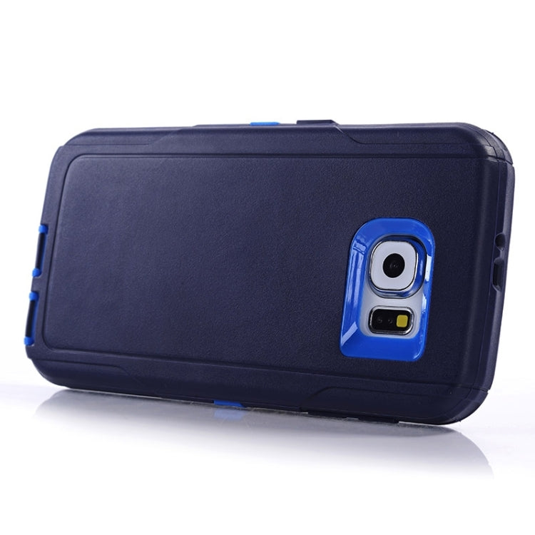 For Galaxy S6 / G920 3 in 1 Hybrid Silicon & Plastic Protective Case