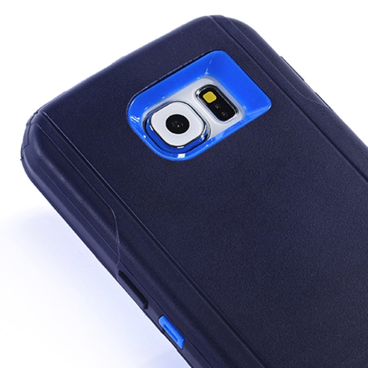 For Galaxy S6 / G920 3 in 1 Hybrid Silicon & Plastic Protective Case