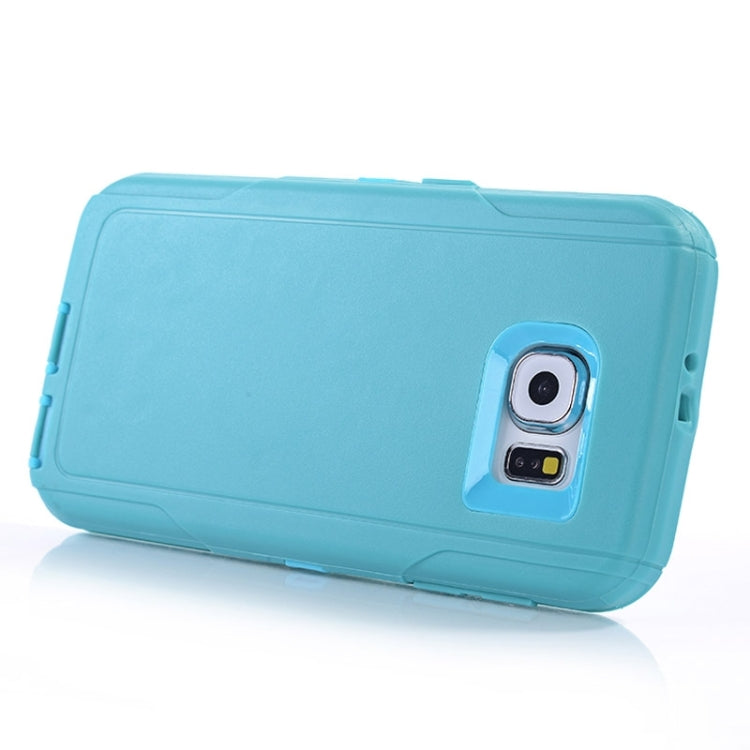 For Galaxy S6 / G920 3 in 1 Hybrid Silicon & Plastic Protective Case