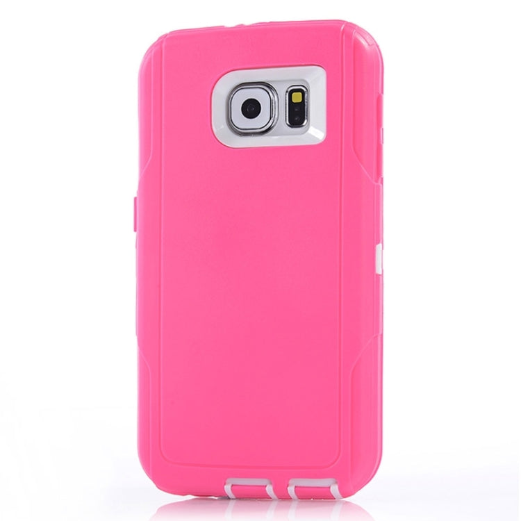 For Galaxy S6 / G920 3 in 1 Hybrid Silicon & Plastic Protective Case