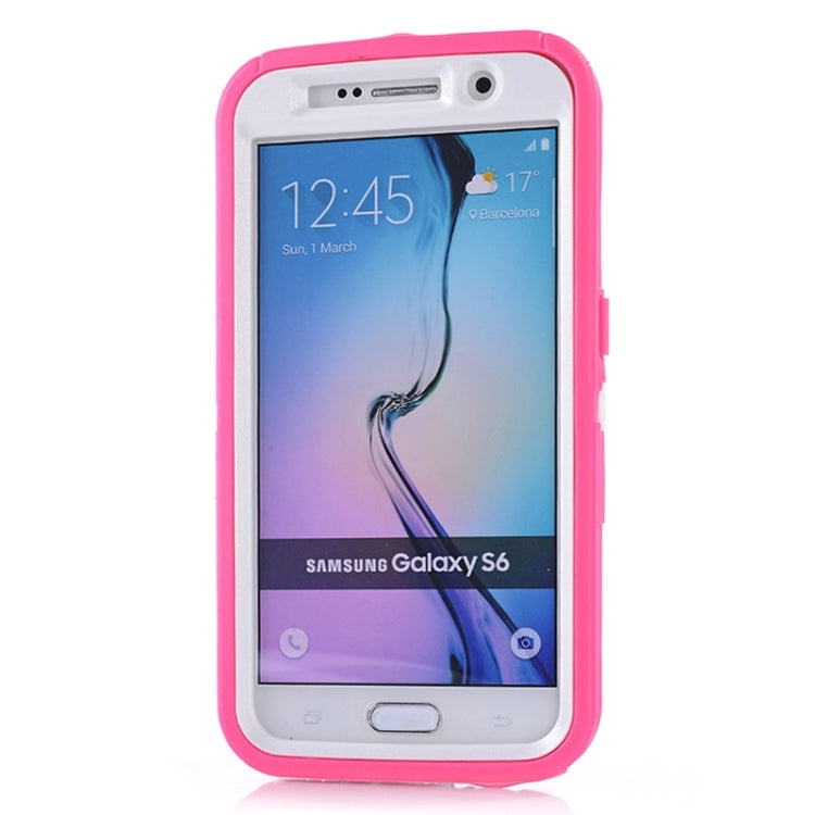 For Galaxy S6 / G920 3 in 1 Hybrid Silicon & Plastic Protective Case