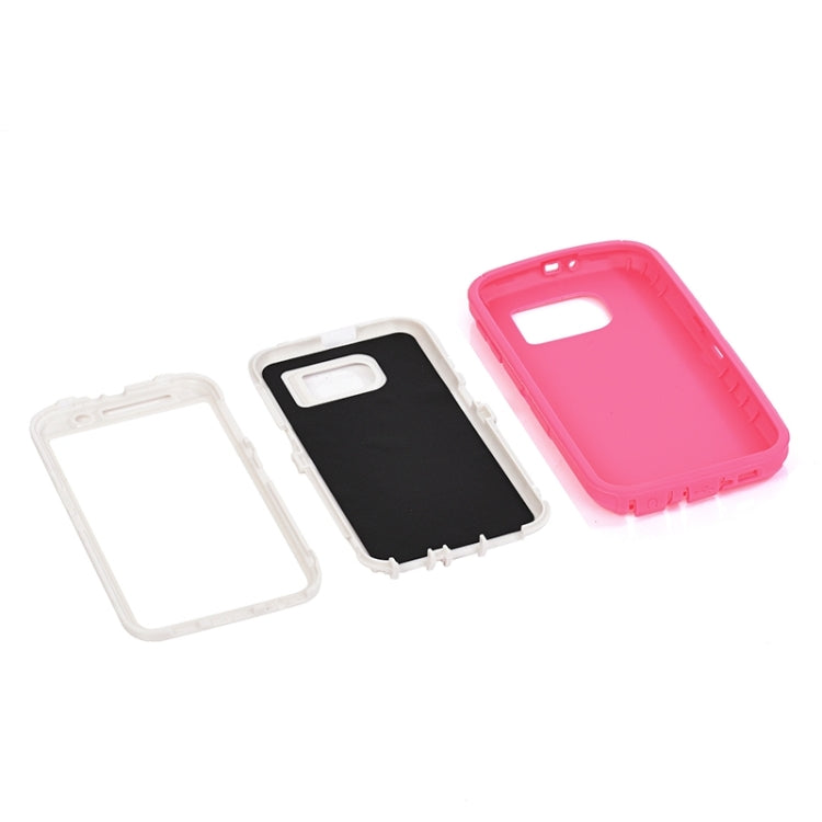 For Galaxy S6 / G920 3 in 1 Hybrid Silicon & Plastic Protective Case
