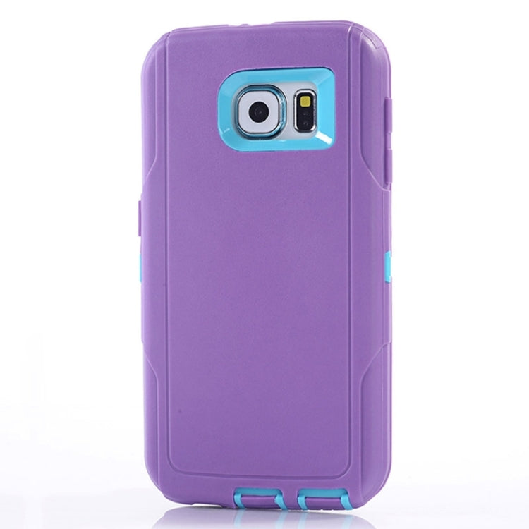 For Galaxy S6 / G920 3 in 1 Hybrid Silicon & Plastic Protective Case