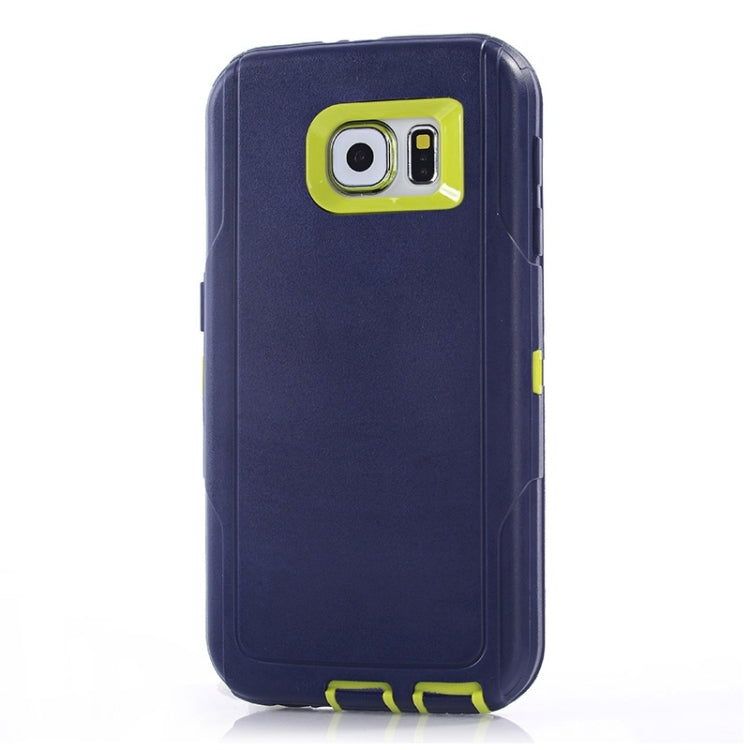 For Galaxy S6 / G920 3 in 1 Hybrid Silicon & Plastic Protective Case