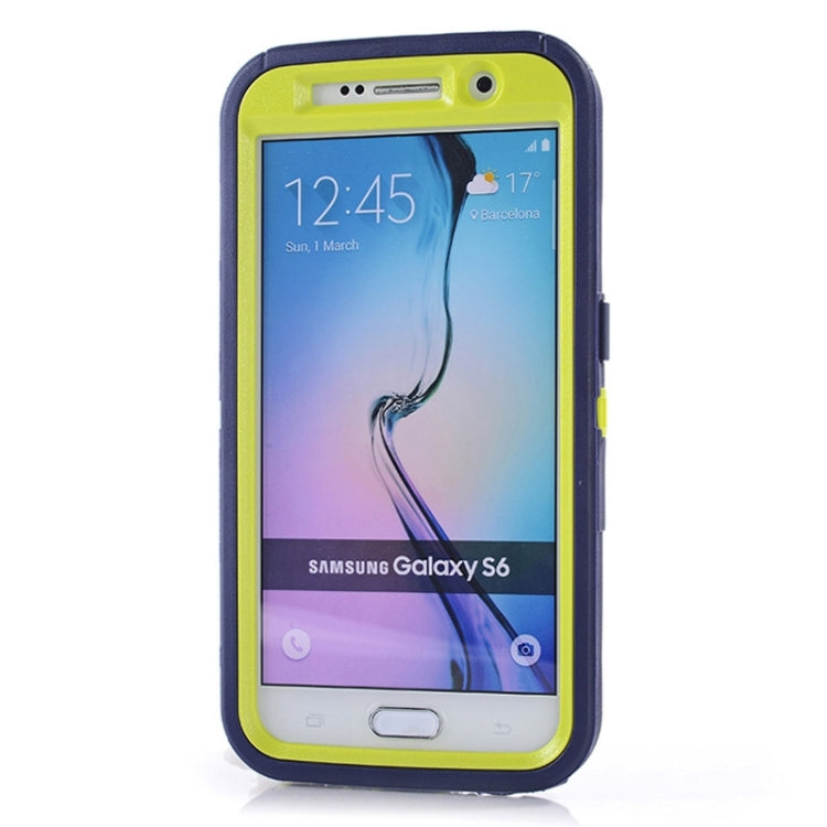 For Galaxy S6 / G920 3 in 1 Hybrid Silicon & Plastic Protective Case