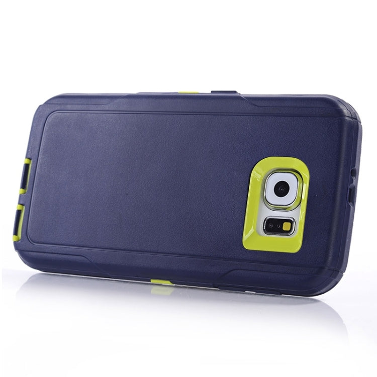 For Galaxy S6 / G920 3 in 1 Hybrid Silicon & Plastic Protective Case