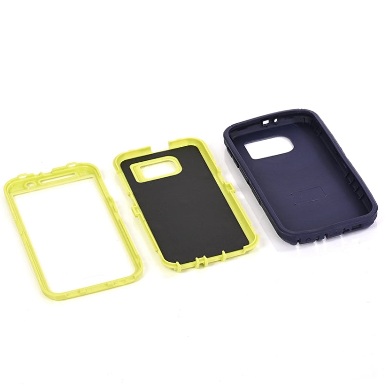 For Galaxy S6 / G920 3 in 1 Hybrid Silicon & Plastic Protective Case