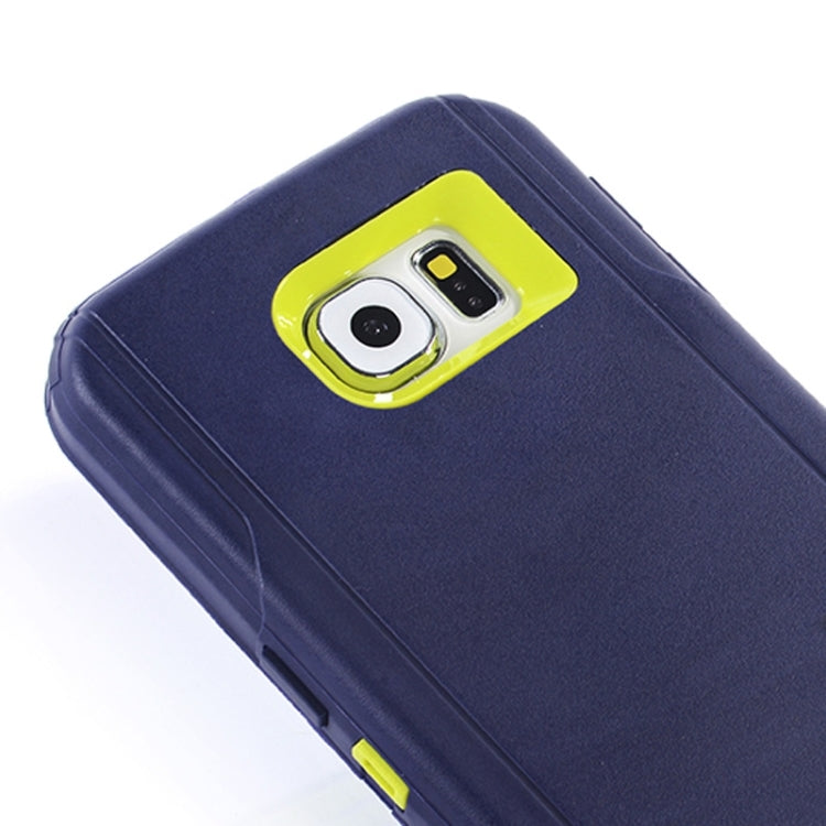 For Galaxy S6 / G920 3 in 1 Hybrid Silicon & Plastic Protective Case