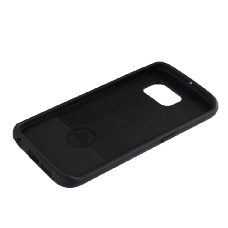For Galaxy S6 Edge / G925 Brushed Texture TPU + PC Armor Combination Case