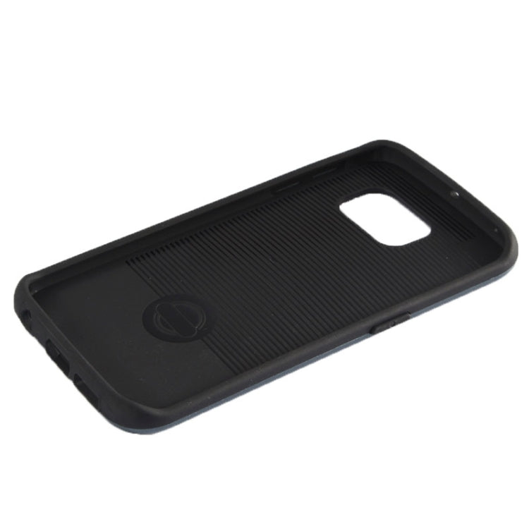 For Galaxy S6 Edge / G925 Brushed Texture TPU + PC Armor Combination Case