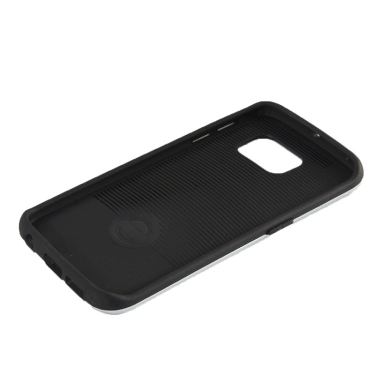 For Galaxy S6 Edge / G925 Brushed Texture TPU + PC Armor Combination Case