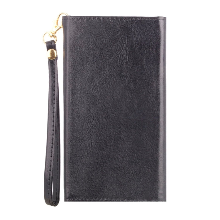 5.5 Inch Universal Crazy Horse Texture Carry Cases with Wallet & Card Slots for Galaxy S6 Edge/G9250 / S6/G9200  S5/G9006V  /  iPhone 6 Plus & 6S Plus