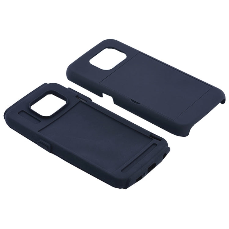 For Galaxy S6 / G920 Silicone PC Combination Case with Holder & Card Slots