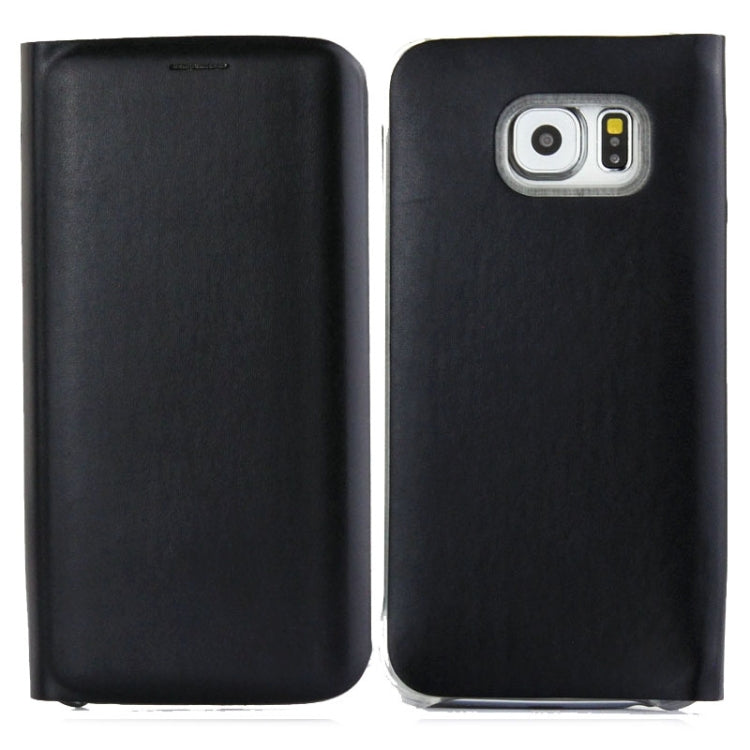 For Galaxy S6 Edge / G9250 Horizontal Flip Leather Case with Card Slots