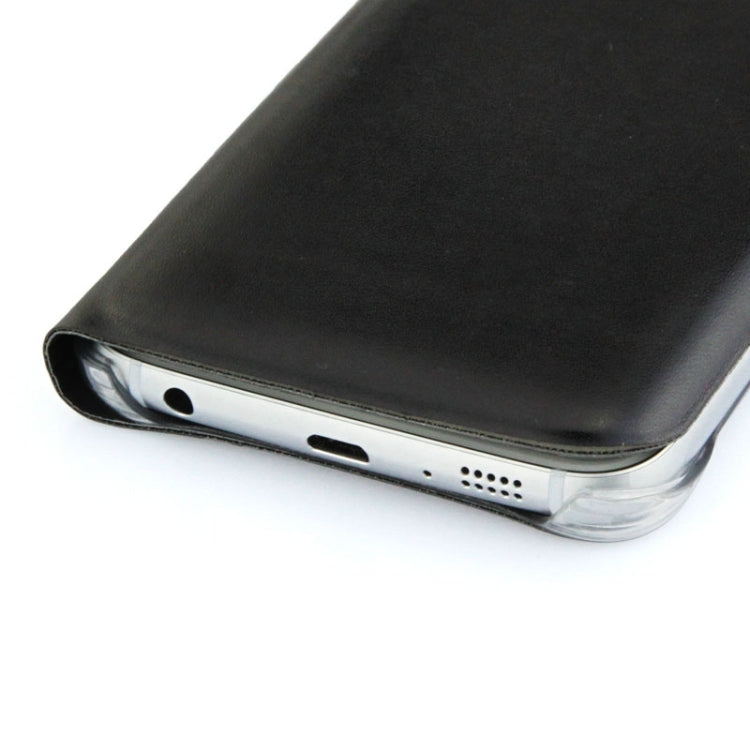 For Galaxy S6 Edge / G9250 Horizontal Flip Leather Case with Card Slots
