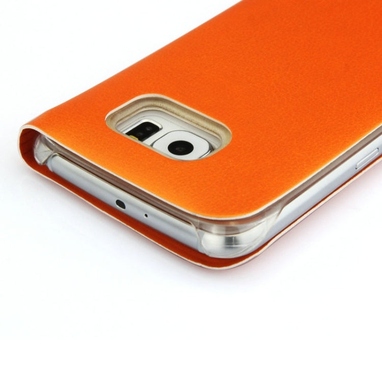 For Galaxy S6 Edge / G9250 Horizontal Flip Leather Case with Card Slots