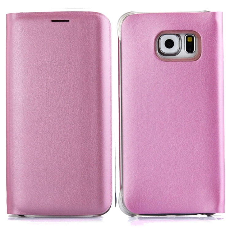 For Galaxy S6 Edge / G9250 Horizontal Flip Leather Case with Card Slots