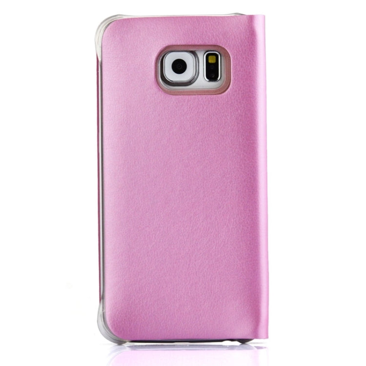 For Galaxy S6 Edge / G9250 Horizontal Flip Leather Case with Card Slots