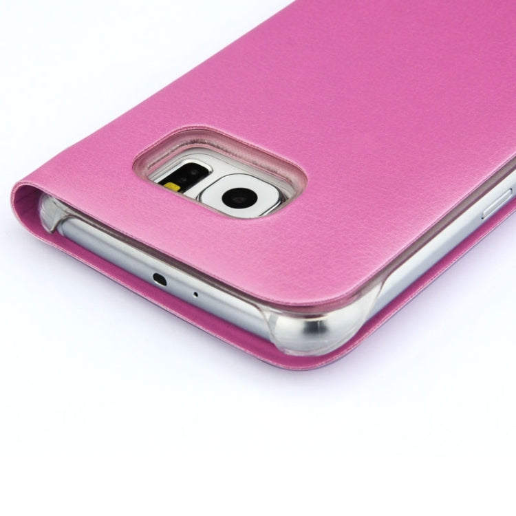 For Galaxy S6 Edge / G9250 Horizontal Flip Leather Case with Card Slots