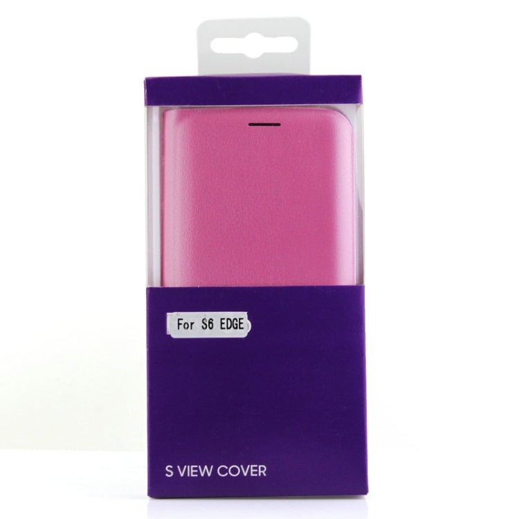 For Galaxy S6 Edge / G9250 Horizontal Flip Leather Case with Card Slots