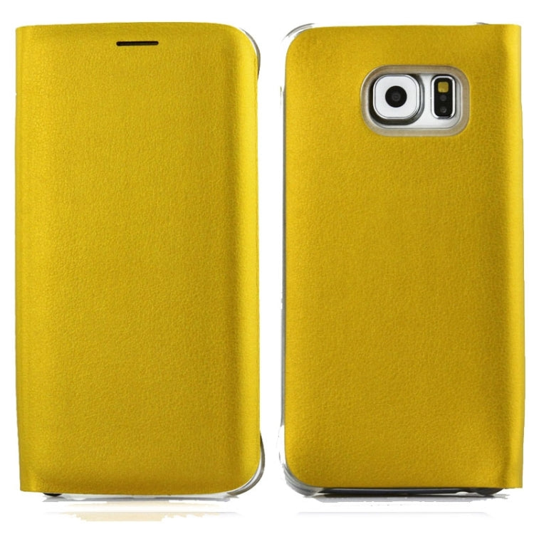 For Galaxy S6 Edge / G9250 Horizontal Flip Leather Case with Card Slots
