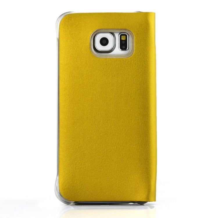 For Galaxy S6 Edge / G9250 Horizontal Flip Leather Case with Card Slots