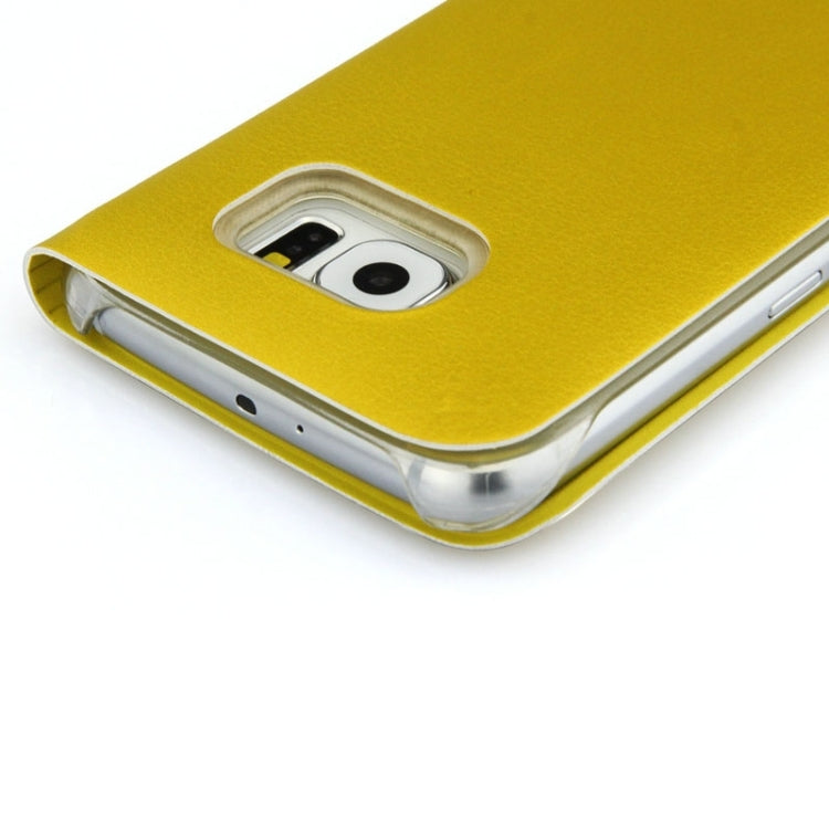 For Galaxy S6 Edge / G9250 Horizontal Flip Leather Case with Card Slots