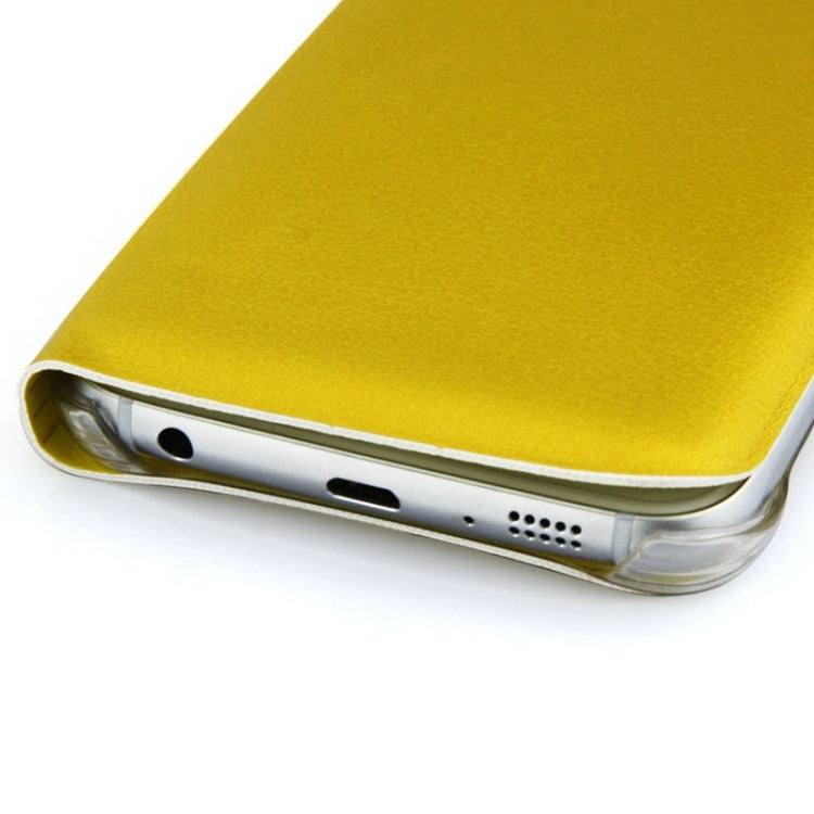 For Galaxy S6 Edge / G9250 Horizontal Flip Leather Case with Card Slots
