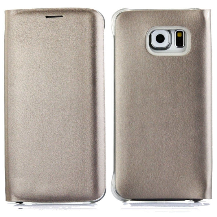 For Galaxy S6 Edge / G9250 Horizontal Flip Leather Case with Card Slots