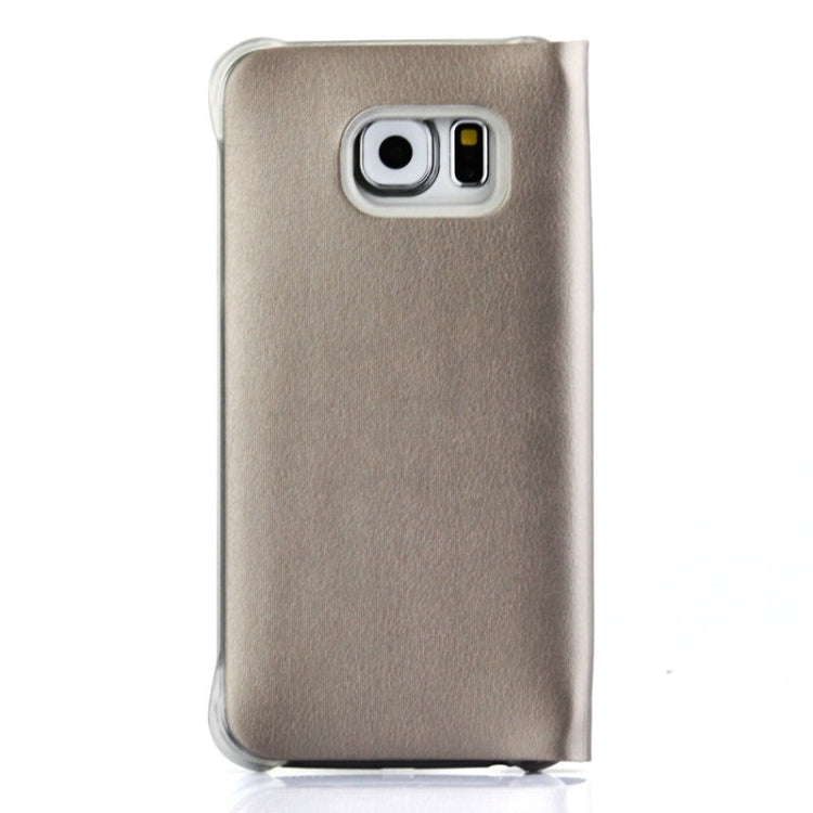 For Galaxy S6 Edge / G9250 Horizontal Flip Leather Case with Card Slots