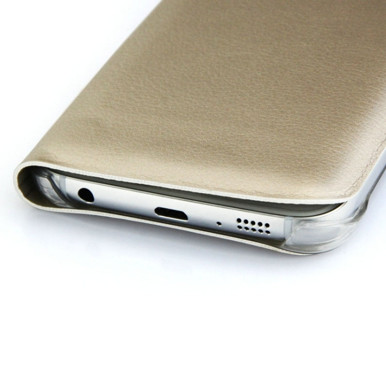 For Galaxy S6 Edge / G9250 Horizontal Flip Leather Case with Card Slots