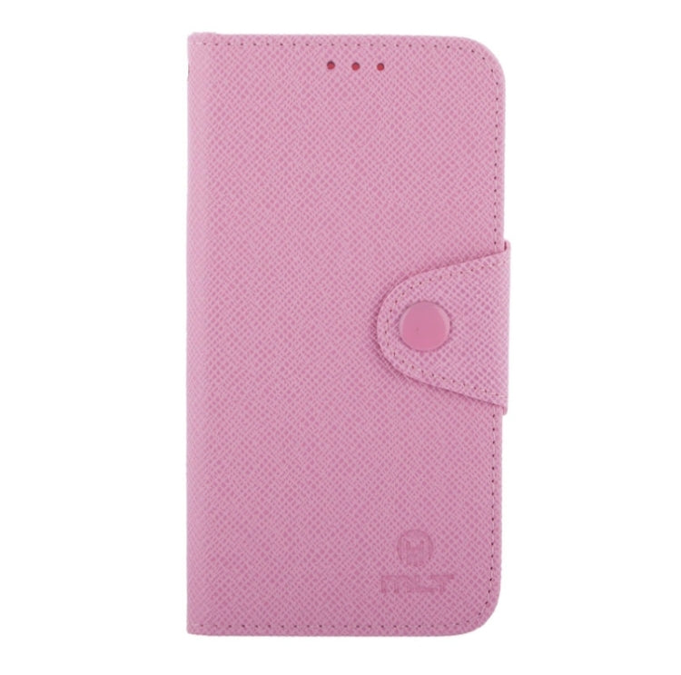 For Galaxy S6 / G920 Cross Texture Horizontal Flip Leather Case with Side Chain