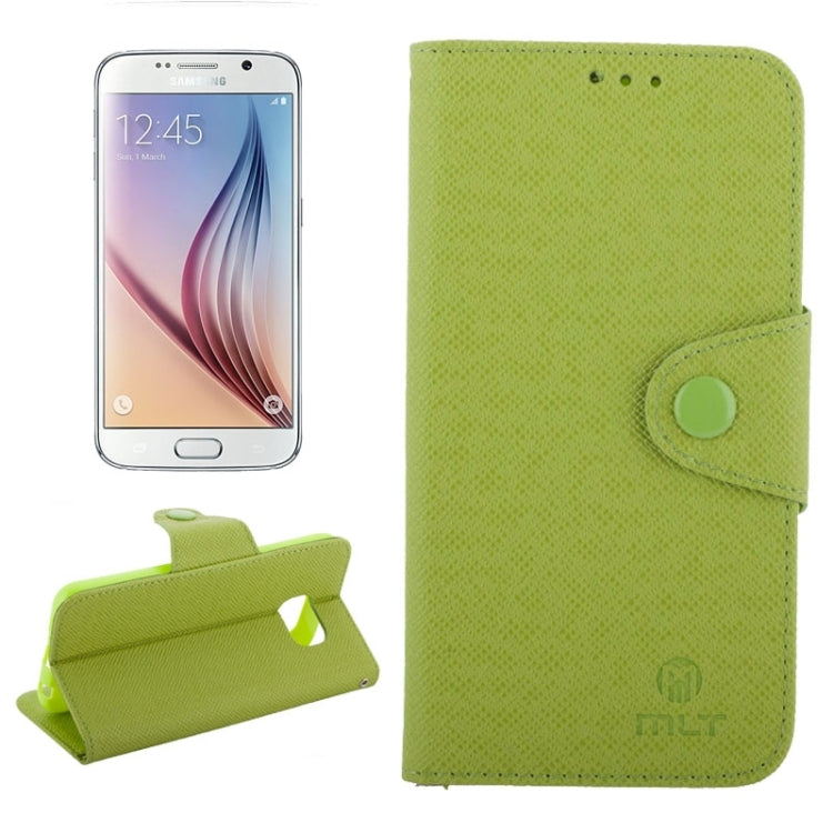 For Galaxy S6 / G920 Cross Texture Horizontal Flip Leather Case with Side Chain
