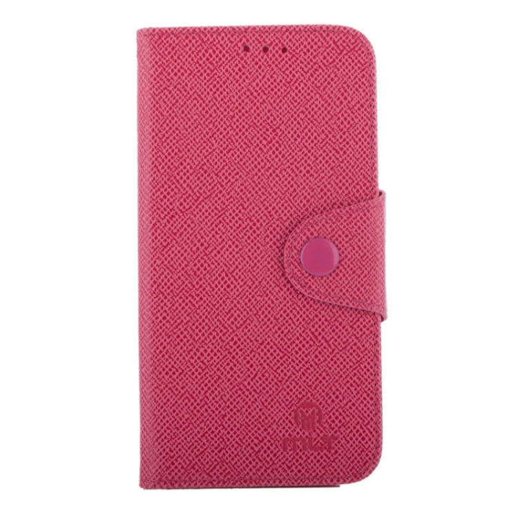 For Galaxy S6 / G920 Cross Texture Horizontal Flip Leather Case with Side Chain