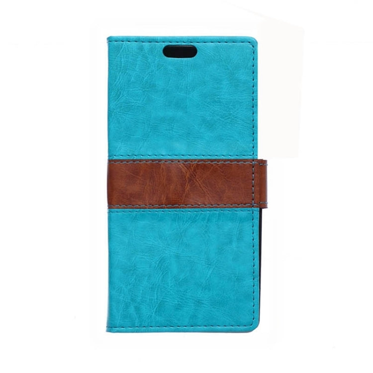 Crazy Horse Texture Color Matching Flip Leather Case with Holder & Card Slots & Wallet for Galaxy J5