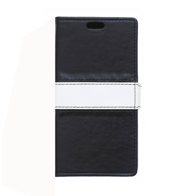 Crazy Horse Texture Color Matching Flip Leather Case with Holder & Card Slots & Wallet for Galaxy J7