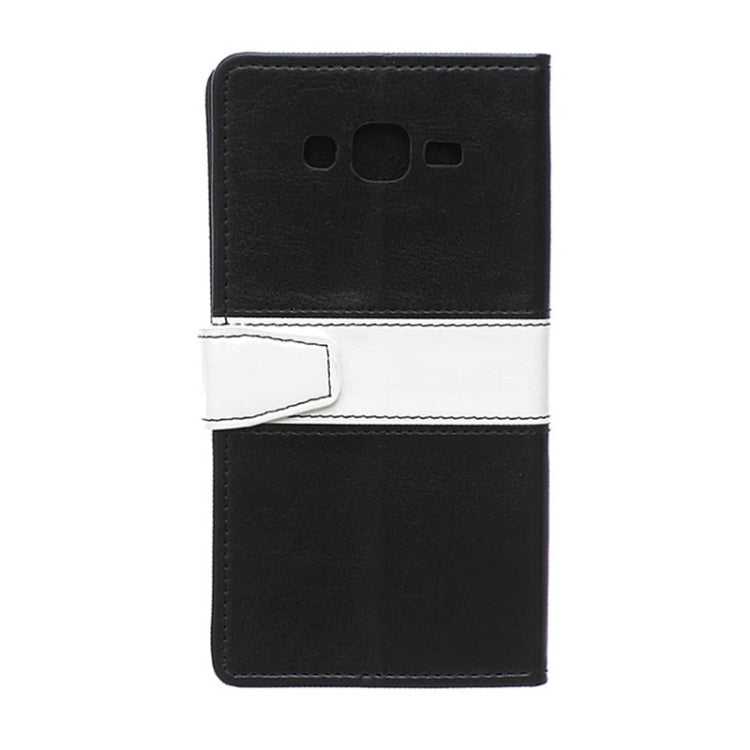 Crazy Horse Texture Color Matching Flip Leather Case with Holder & Card Slots & Wallet for Galaxy J7
